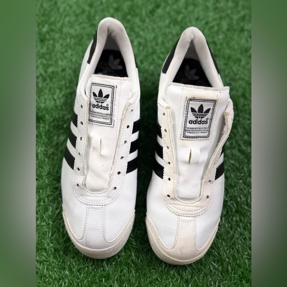 Adidas Women’s  Samoa 'White Black' Size 7.5 - Picture 1 of 9